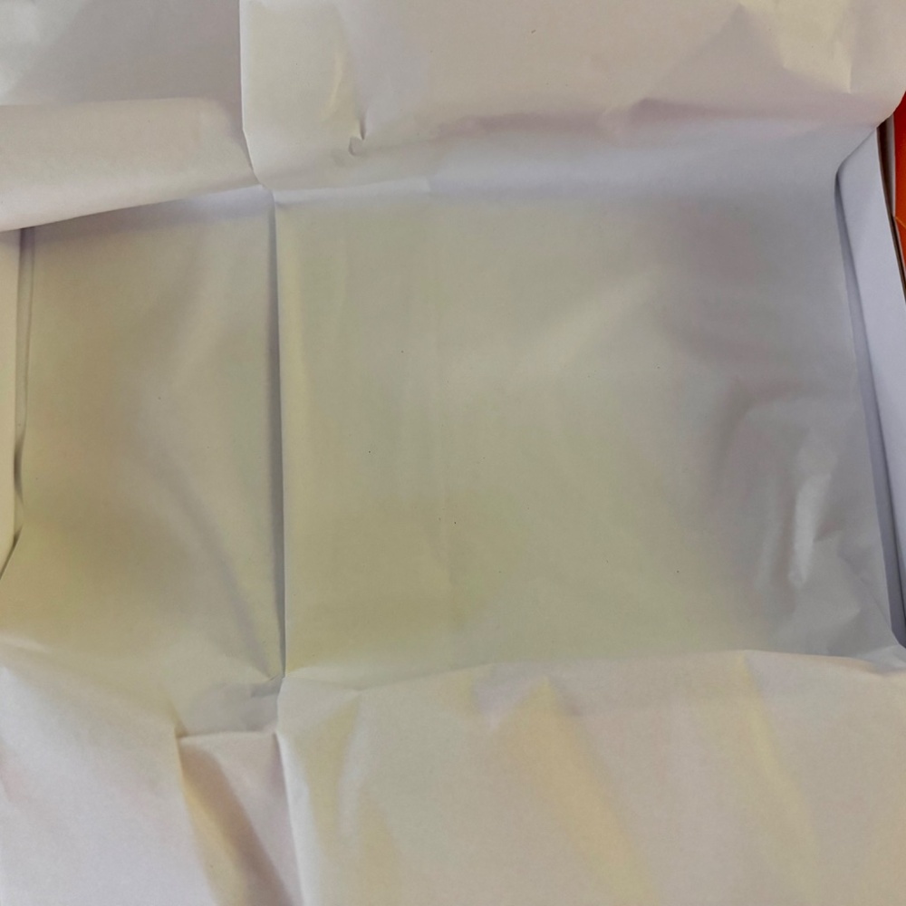 Empty Hermes Orange Rectangular Box With Original… - image 8